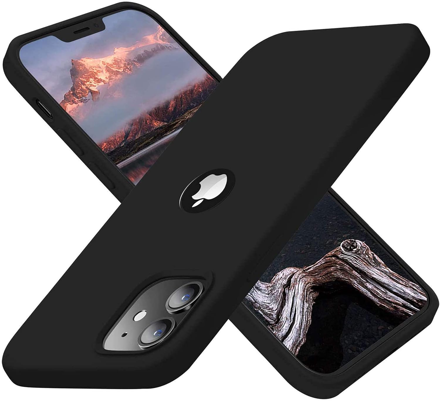 CaseGarrage Soft Silicone Matte Back Case for Apple iPhone 12 – Lightweight Protective Cover, Anti-Fingerprint, Flexible TPU Phone Case (13326)
