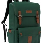 FUR JADEN Anti-Theft Laptop Backpack I Camera Backpack Bag I Men Women I In-Built Tablet Sleeve I Padded Grab Handle I Breathable Air-Mesh (D.Green)