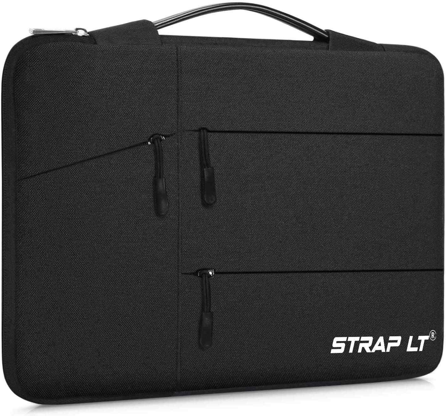 Laptop Sleeve Case 15.6-16 Inch Laptop Bag With Back Strap for Men & Women (Black)