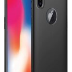 MobiSpif Back Cover for Apple iPhone X – Shockproof, Slim Fit, Matte Finish, Durable Protective Mobile Case, Precise Cutouts for Camera & Ports, Black (020825)