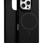 Silicone Back Cover for iPhone 16 Pro Max with Magnetic Charging Support, Full Camera Protection, Soft Touch Slim Shockproof Protective Case (Black)