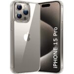 Ultra-Hybrid Crystal Clear Back Case Cover Compatible with iPhone 16 | Shockproof Design | Camera Protection Bump | Hard Clear Back | Bumper Case Cover (PC & TPU, Transparent)