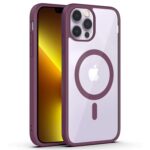 Amazon Basics Back Case Cover for iPhone 13 Pro (Thermoplastic Polyurethane_MagSafe-Plum)