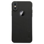 NIUKIN Super Frosted Shield Pro Soft Back Case for iPhone X/iPhone Xs | Shockproof Scratchproof Cover | Black