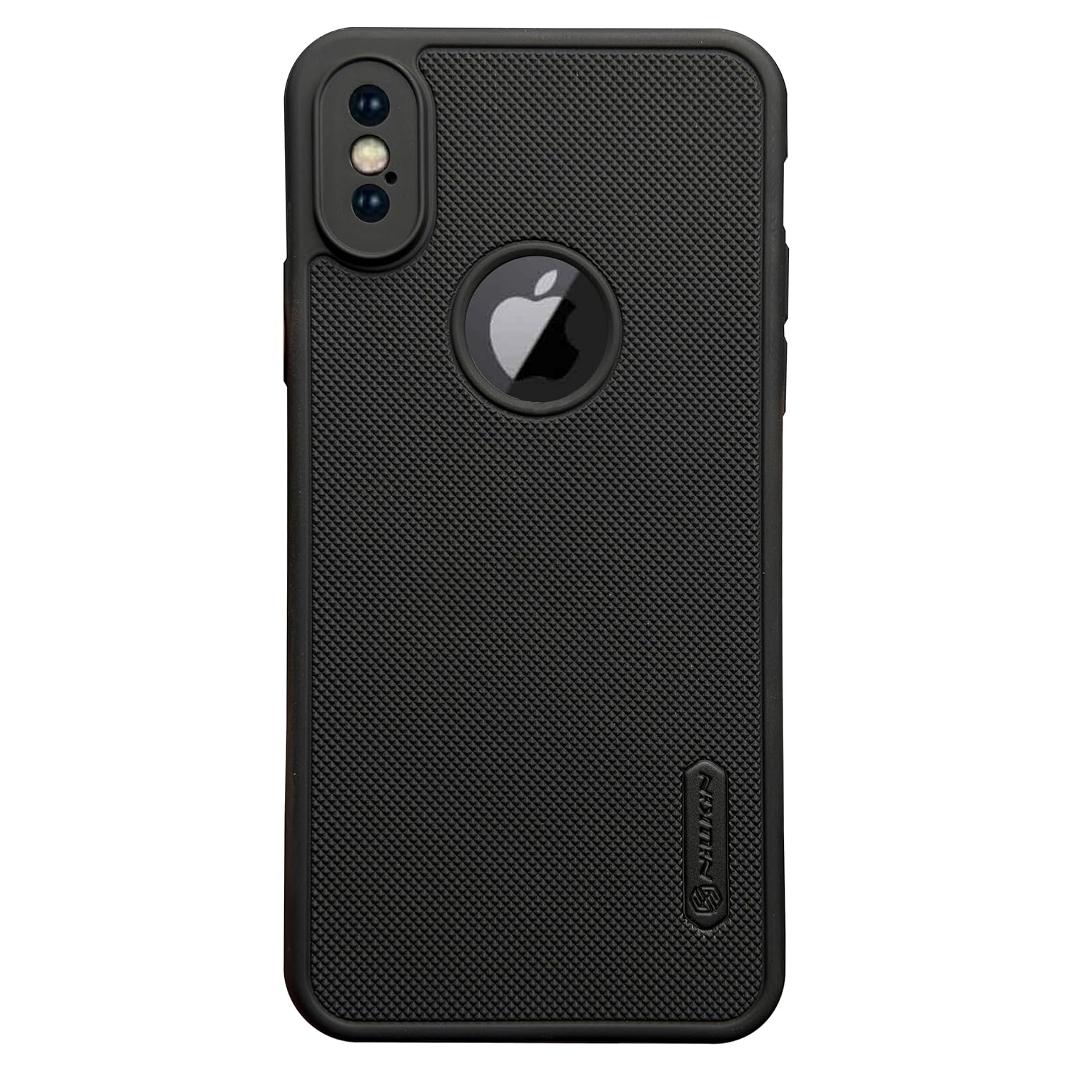 NIUKIN Super Frosted Shield Pro Soft Back Case for iPhone X/iPhone Xs | Shockproof Scratchproof Cover | Black