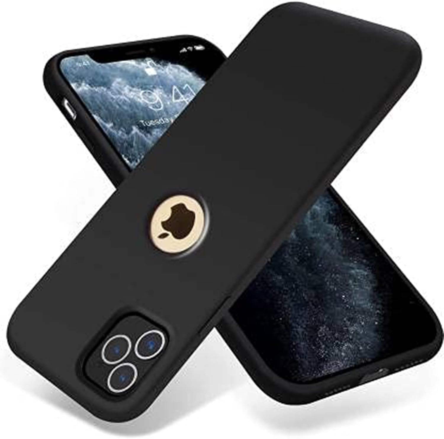 PhoneArmour Shockproof Matte Black Mobile Back Cover for Apple iPhone 11 Pro – Slim Protective TPU Case with Raised Camera Guard (13326)